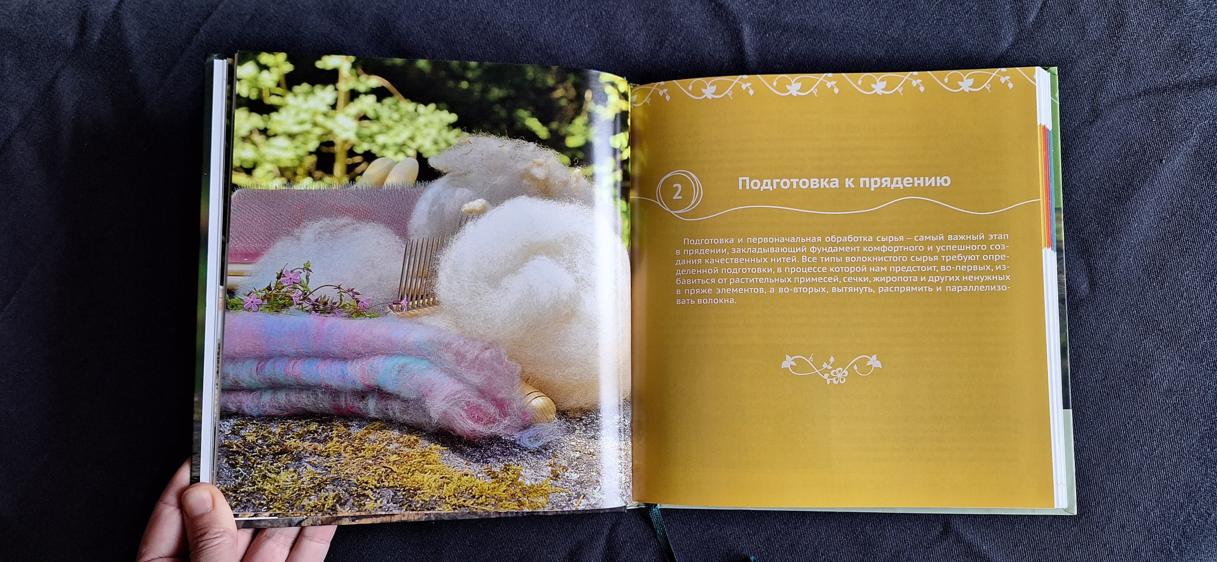 Содержание книги. Подготовка к прядению